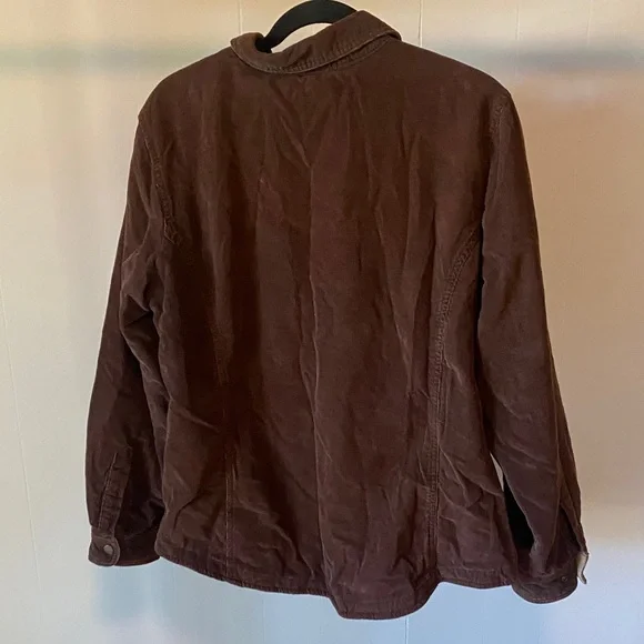 Woolrich Women’s Dark Brown Shirt Jacket - Picture 3 of 3